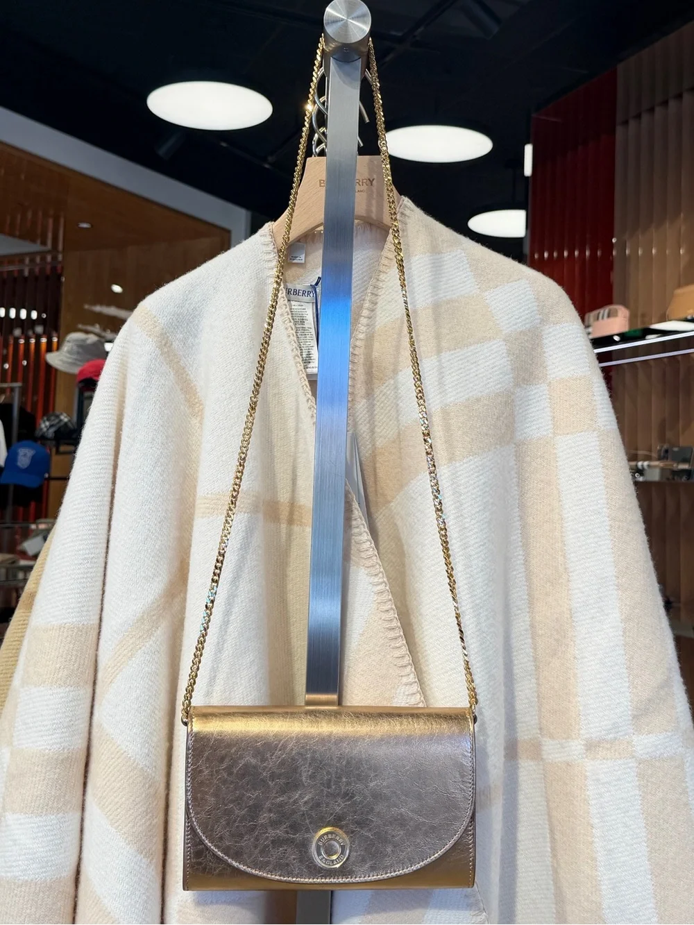 Burberry hannah lamé
